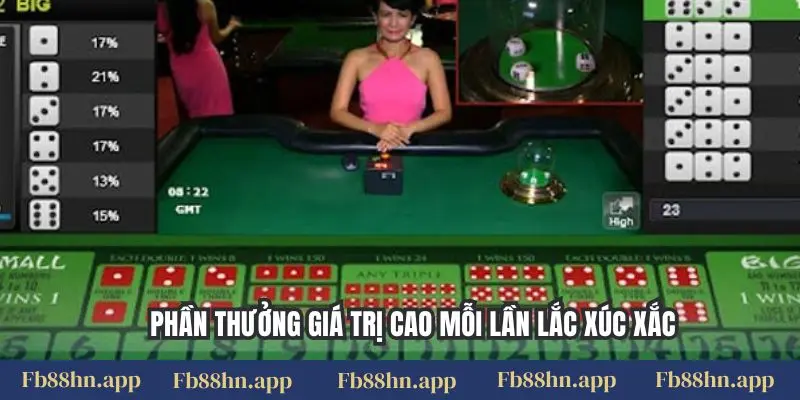 Tài Xỉu Sicbo Fb88: Hướng Dẫn Cách Lắc Xí Ngầu & Mẹo Soi Cầu Bệt Bất Bại 5 Phần thưởng giá trị cao mỗi lần lắc xúc xắc
